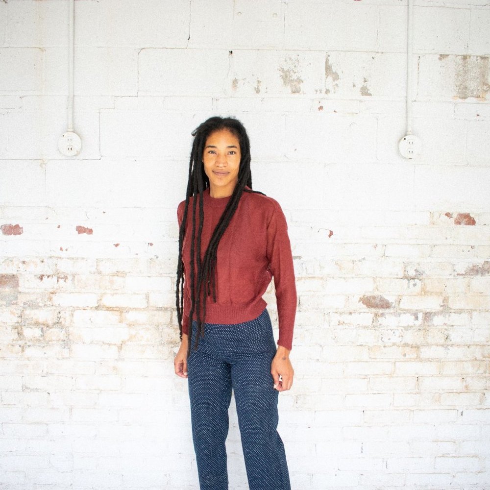 Diarte Rosser Rust Crop Sweater